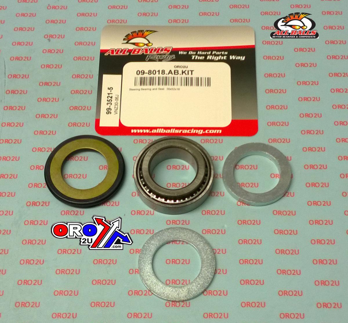 BEARING TAPER & SEAL KIT, ALLBALLS 99-3521-5, CR-0643, 30x52x16 thumbnail 3
