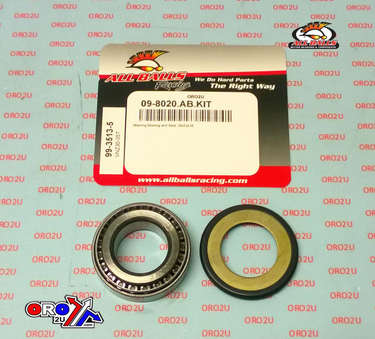 BEARING TAPER & SEAL KIT, ALLBALLS 99-3513-5, 28x52x16 320/28 EACH thumbnail 3