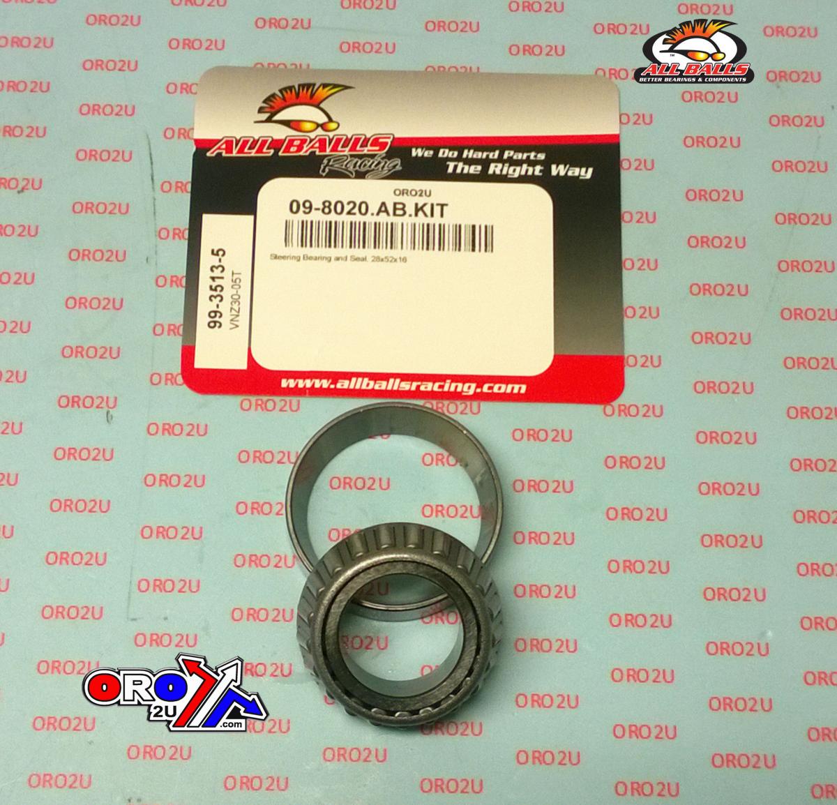 BEARING TAPER & SEAL KIT, ALLBALLS 99-3513-5, 28x52x16 320/28 EACH thumbnail 4
