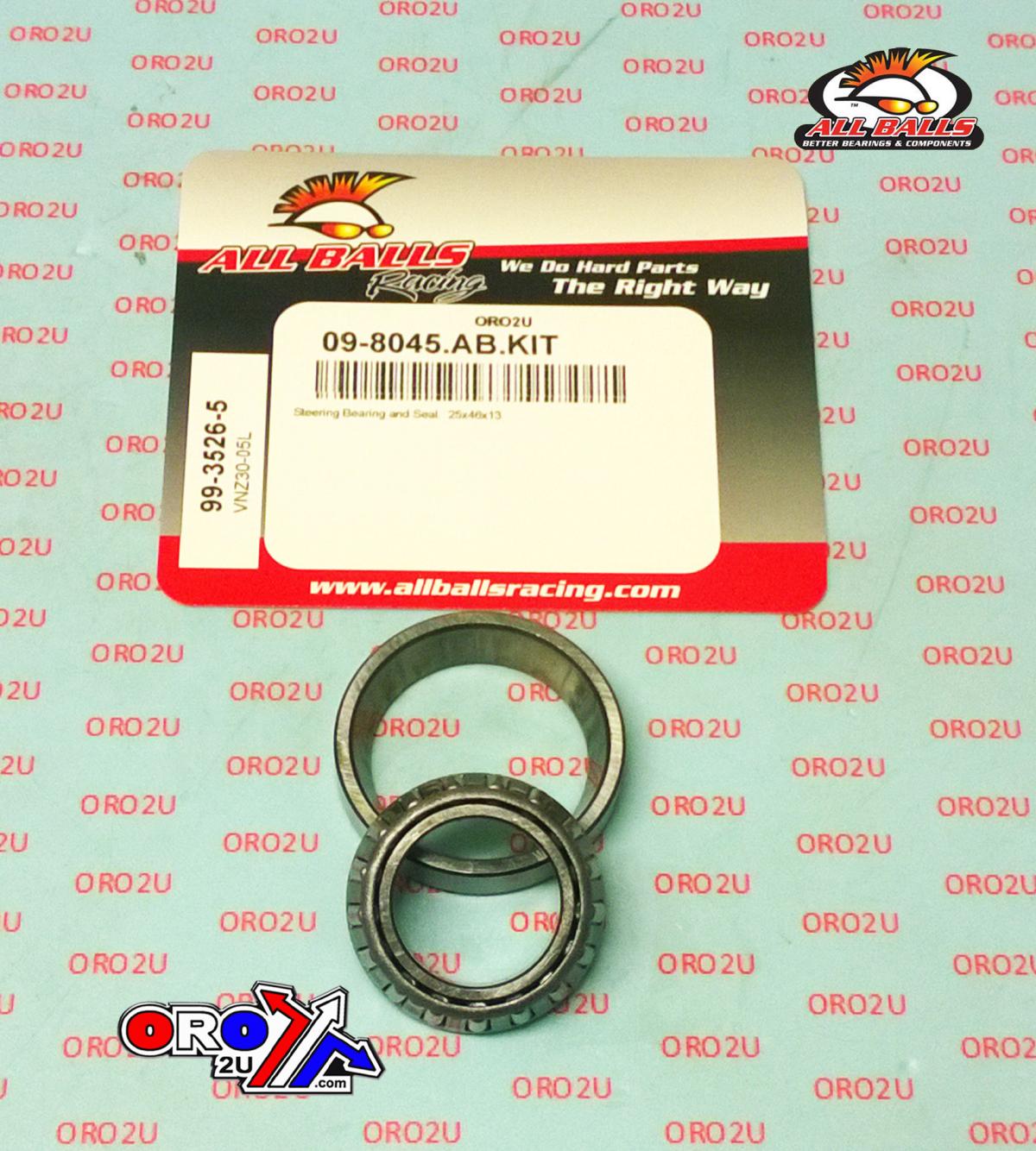 BEARING TAPER & SEAL KIT, ALLBALLS 99-3526-5, 25x46x13, 25x46x12 thumbnail 4