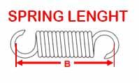 EXHAUST SPRING 70MM SWIVEL 2 thumbnail 2