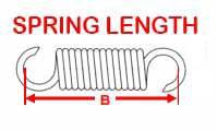 EXHAUST SPRING 90MM SWIVEL 2 thumbnail 2