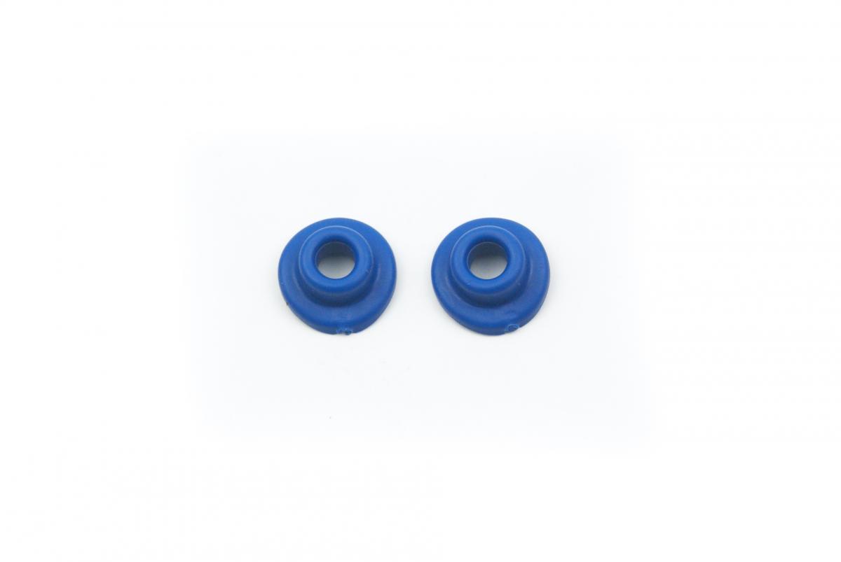 TYRE AIR VALVE SEAL SET/2 BLUE image 1