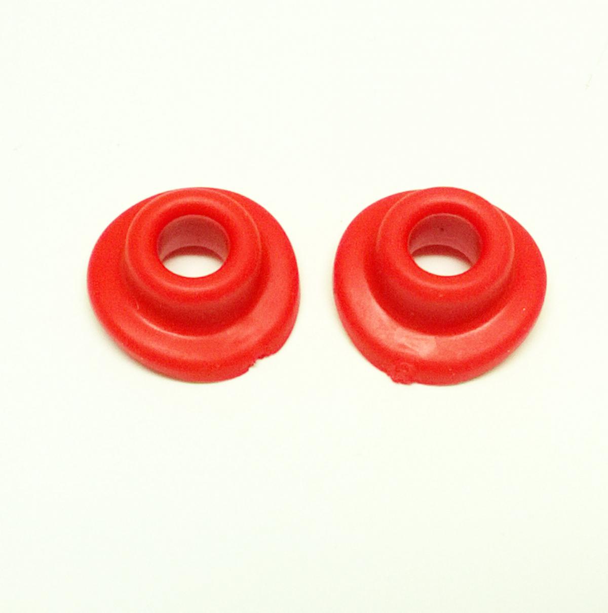 TYRE AIR VALVE SEAL SET/2 RED thumbnail 3