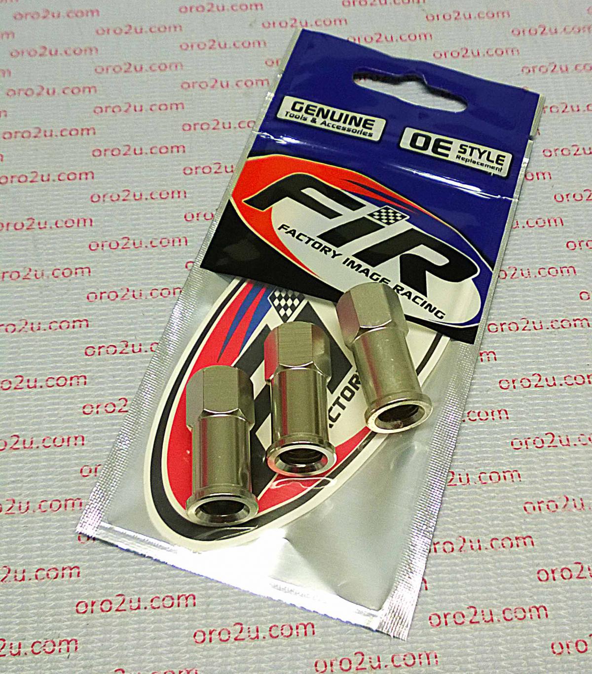 8mm RIM LOCK NUTS PK/3 SILVER thumbnail 3