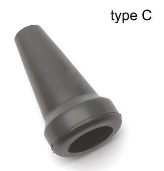 ADJUSTER LEVER COVER TYPE C BLACK [EACH] image 1