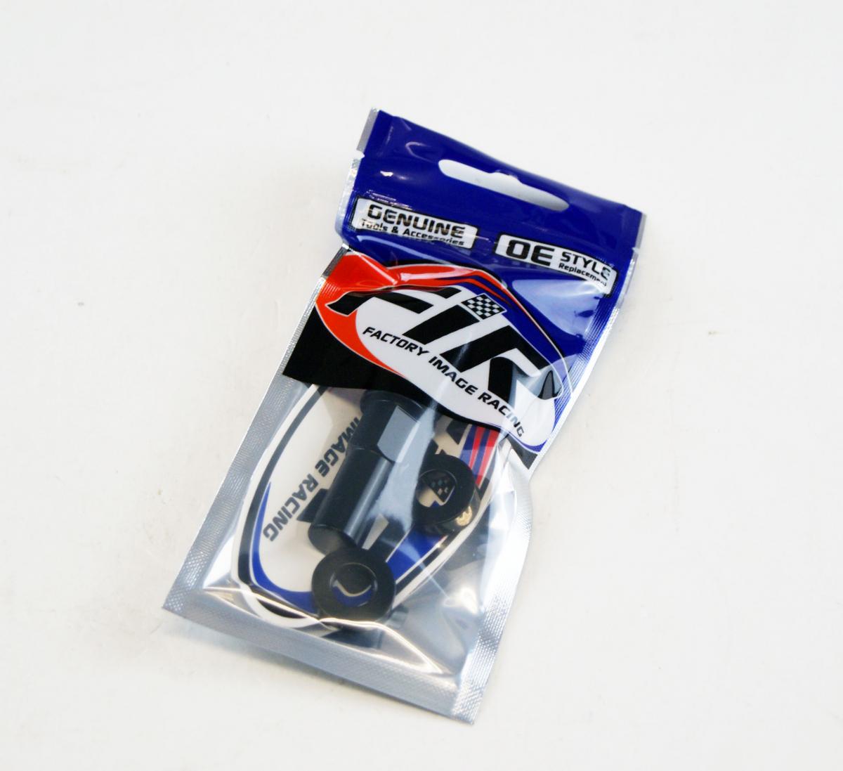 RIM LOCK NUT & SPACER KIT BLACK thumbnail 2