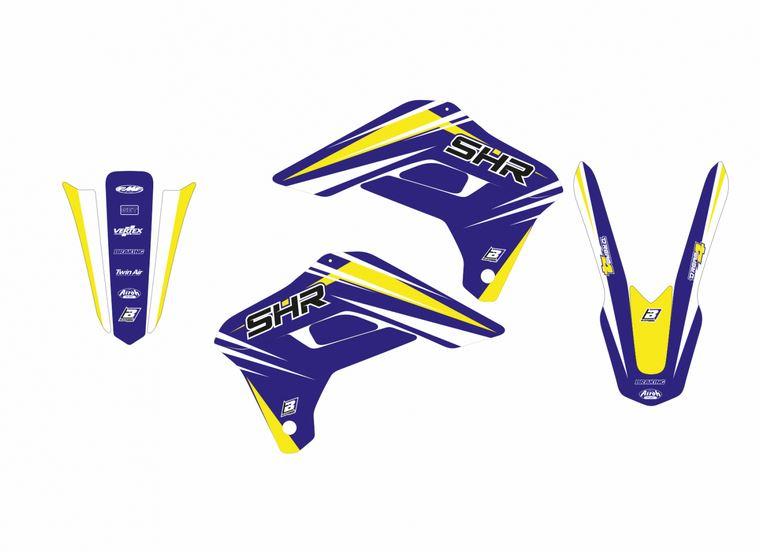 17-22 SHERCO DREAM 4 GRAPHICS, BLACKBIRD 2E01N DECAL KIT image 1