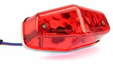 TAILLIGHT 12V BULB UNIVERSAL RED REAR LAMP LUCAS 564 BRITISH STYLE thumbnail 2