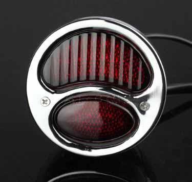 Tail Light 12V LED BLACK Universal image 1