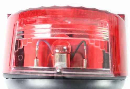 Tail Light 12V BULB Universal ROUND thumbnail 3