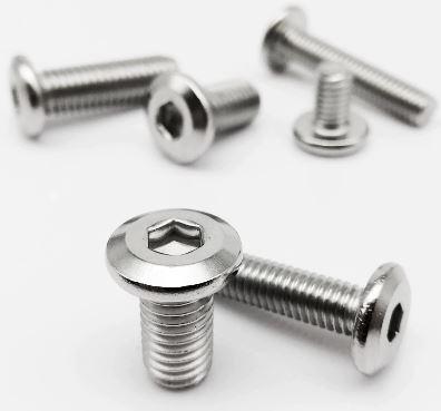 M6X25 304 STAINLESS STEEL LARGE FLAT HEAD image 1