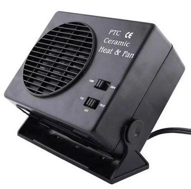 CAB HEATER 12V 300W SMALL COMPACT DEFROSTER DEMISTER QUICK HEATING SPEED image 1