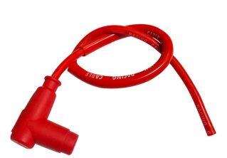 Spark Plug Iridium Power Cable & Cap, 49.5cm Length Ignition Line Engine Starting WITH SPLICER image 1