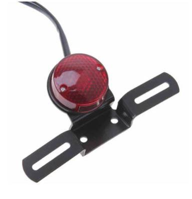 TAIL LIGHT RED LED Universal ROUND image 1