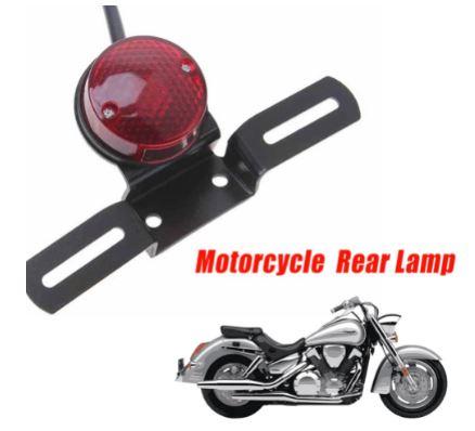 TAIL LIGHT RED LED Universal ROUND thumbnail 4