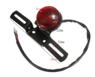 TAIL LIGHT RED LED Universal ROUND thumbnail 5