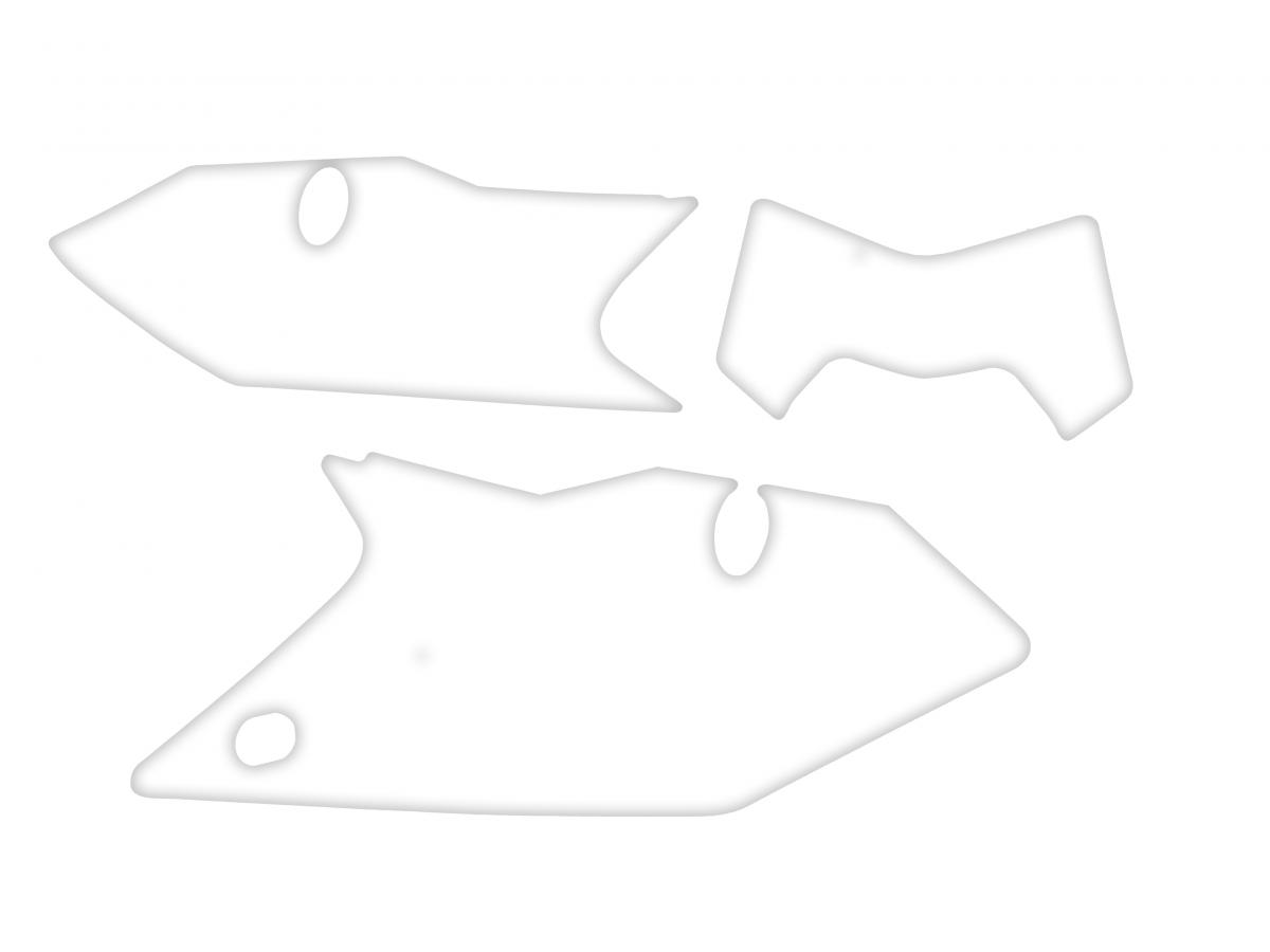 FANTIC XEF 2022-2025 PRE CUTS, BLACKBIRD 3F04/10 WHITE, NUMBER BOARD BACKGROUNDS