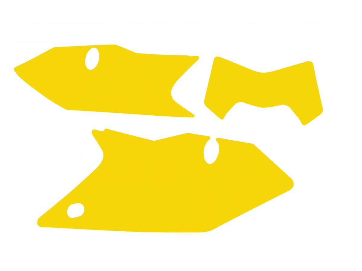 FANTIC XEF 2022-2025 PRE CUTS, BLACKBIRD 3F04/40 YELLOW, NUMBER BOARD BACKGROUNDS image 1