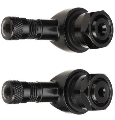 (PACK OF 2) TUBELESS BOLT ON TYRE VALVE, 10mm x 11.3mm 90° DEGREE STEM, BLACK thumbnail 3