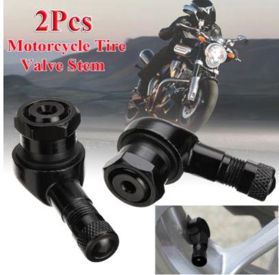 (PACK OF 2) TUBELESS BOLT ON TYRE VALVE, 10mm x 11.3mm 90° DEGREE STEM, BLACK thumbnail 6