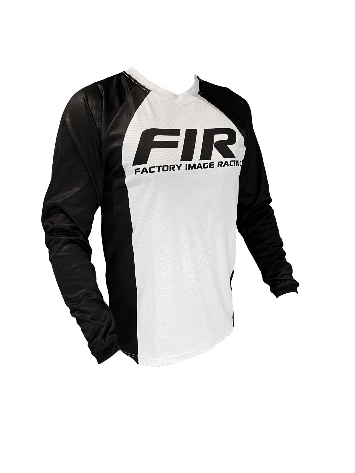 CONTOUR WHITE/BLACK JERSEY XL, MX RACE WEAR, ENDURO GEAR