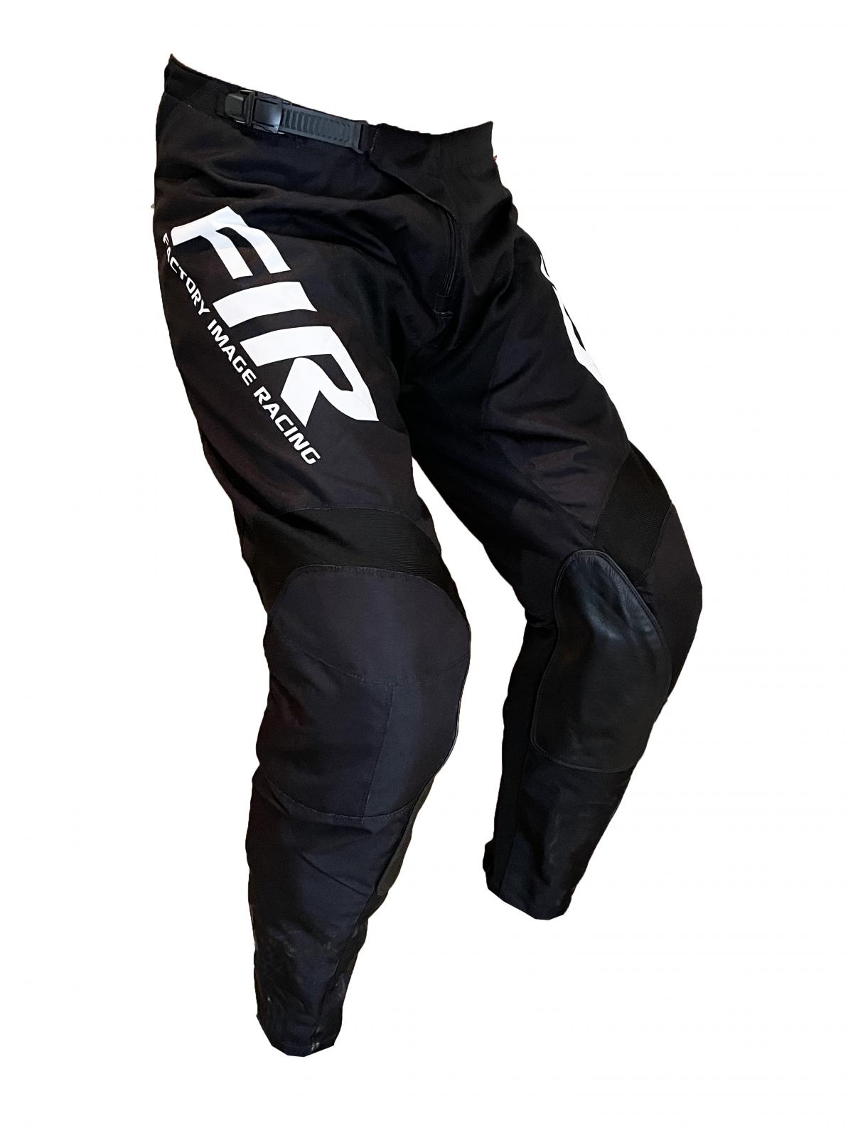 CONTOUR BLACK/WHITE PANTS 32, MX RACE WEAR, ENDURO GEAR