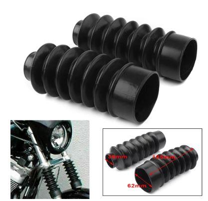 FORK GAITERS HARLEY-DAVIDSON FXD XL SPORTSTER 883 1200 6-WAVE 185X39MM BLACK thumbnail 3