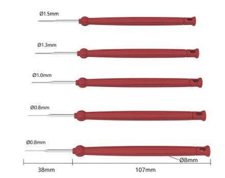 CONNECTOR PIN TOOL 5pcs., Terminal Removal Cable Wire Dismount tool thumbnail 4