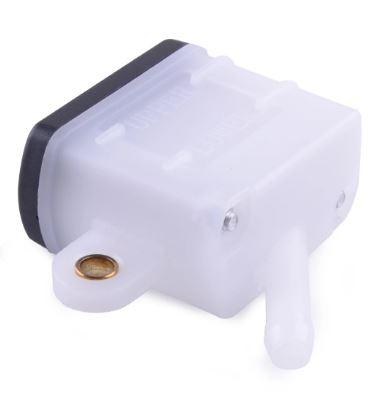 REAR BRAKE FLUID RESERVOIR RECTANGULAR CAP & SHORT PIPE DIRT ATV UTV 33718-GE2-690 thumbnail 3