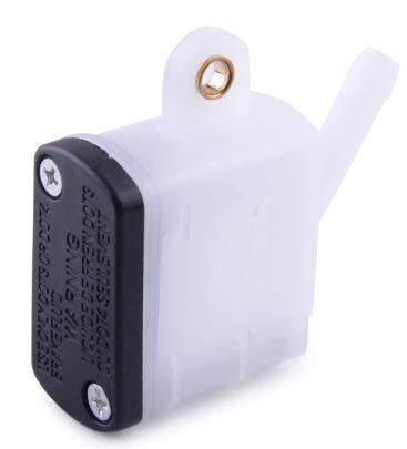 REAR BRAKE FLUID RESERVOIR RECTANGULAR CAP & SHORT PIPE DIRT ATV UTV 33718-GE2-690 image 1