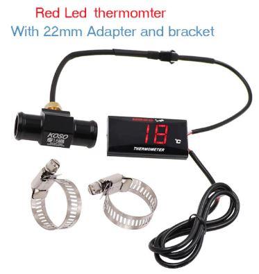 WATER TEMPERATURE GAUGE LED + 22mm HOSE CONNECTOR image 1