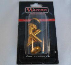 BOLT ON VALVE 90' PVR32 GOLD, WAYCOM 007021 (SOLD AS A PAIR) thumbnail 4