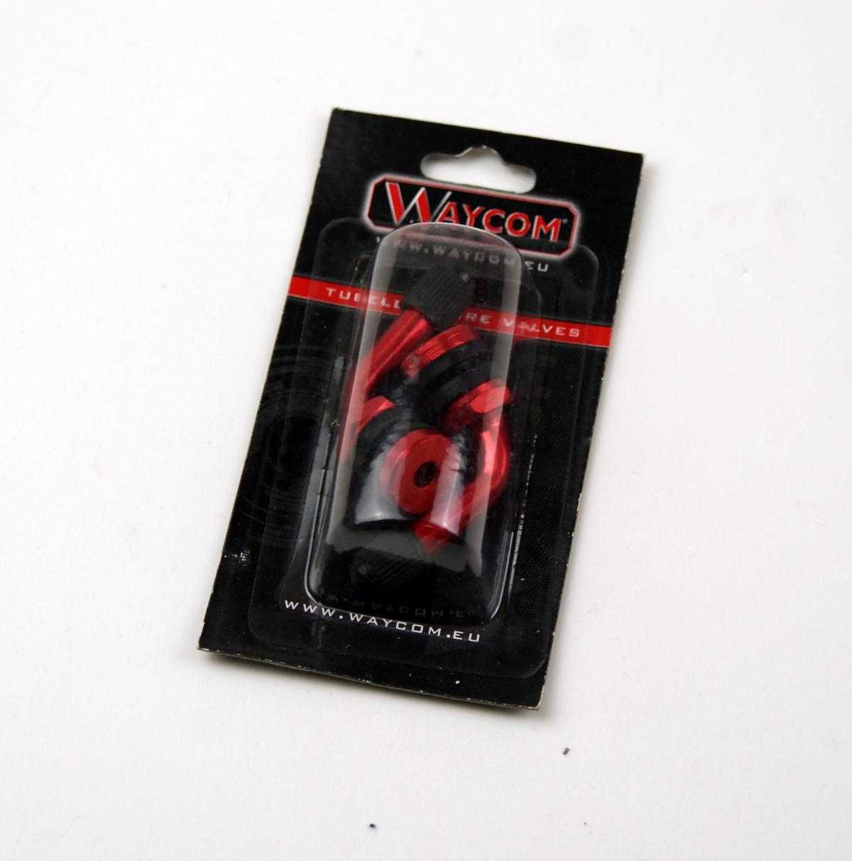 BOLT ON VALVE 90' PVR32 RED, WAYCOM 007020 (SOLD AS A PAIR) thumbnail 2