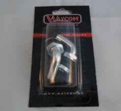 BOLT ON VALVE 90' PVR32 SILVER, WAYCOM 007018 (SOLD AS A PAIR) thumbnail 3
