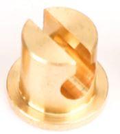 SPLIT NIPPLE D 6.0 x L 6.0 x H 8.0mm BRASS image 1