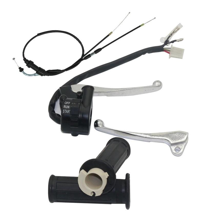 THROTTLE GRIPS CABLE & LEVERS KIT YAMAHA PW50 PEE WEE 266-26261-00-00 thumbnail 3
