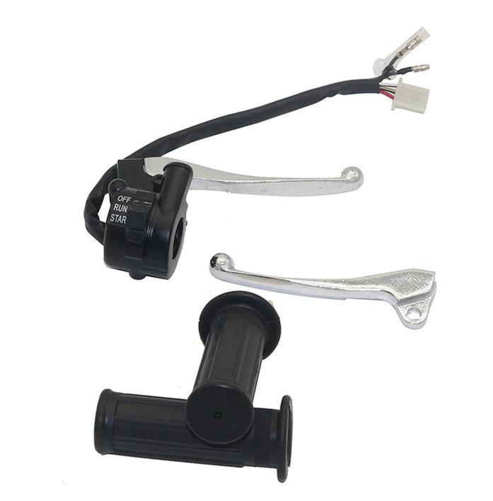 THROTTLE GRIPS CABLE & LEVERS KIT YAMAHA PW50 PEE WEE 266-26261-00-00 thumbnail 4