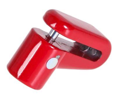 MOTORCYCLE ANTI-THEFT BRAKE ROTOR DISC LOCK SMALL RED thumbnail 2
