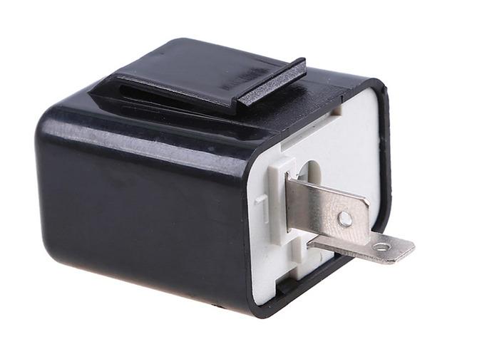 12V 2 Pin Relay Turn Signal Blinker Indicator, Adjustable Frequency LED Flashing FM Flasher thumbnail 6