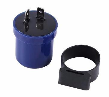 RELAY 12V 2 PIN LED BEEPER FLASHER TURN SIGNAL - BLUE thumbnail 2