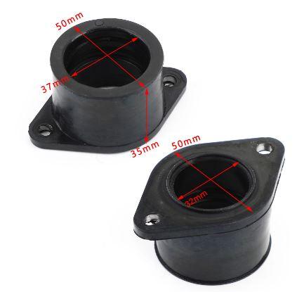 FLANGE INTAKE 2Pcs 1974-1978 KAWASAKI KZ400 16065-037 thumbnail 2
