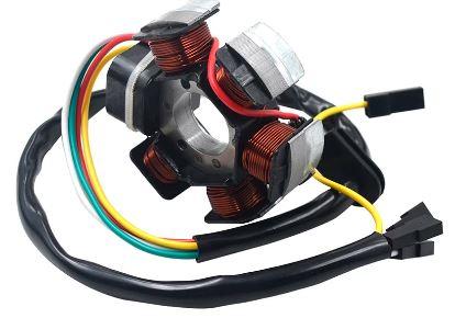 STATOR COIL MAGNETO YAMAHA PEUGEOT BETA, AM6 ENGINES ONLY DT50R TZR50 XP6 XPS XP6S XR6 50 RK RR 50 thumbnail 3