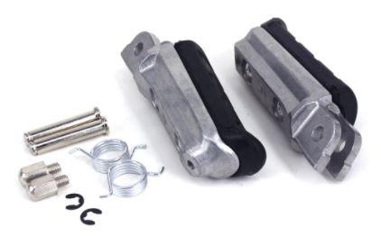 FOOT PEG SET HONDA CB VTR XL VT NT CBF CBR NTV VFR 125 250 500 600 650 50612-MM5-000 thumbnail 2