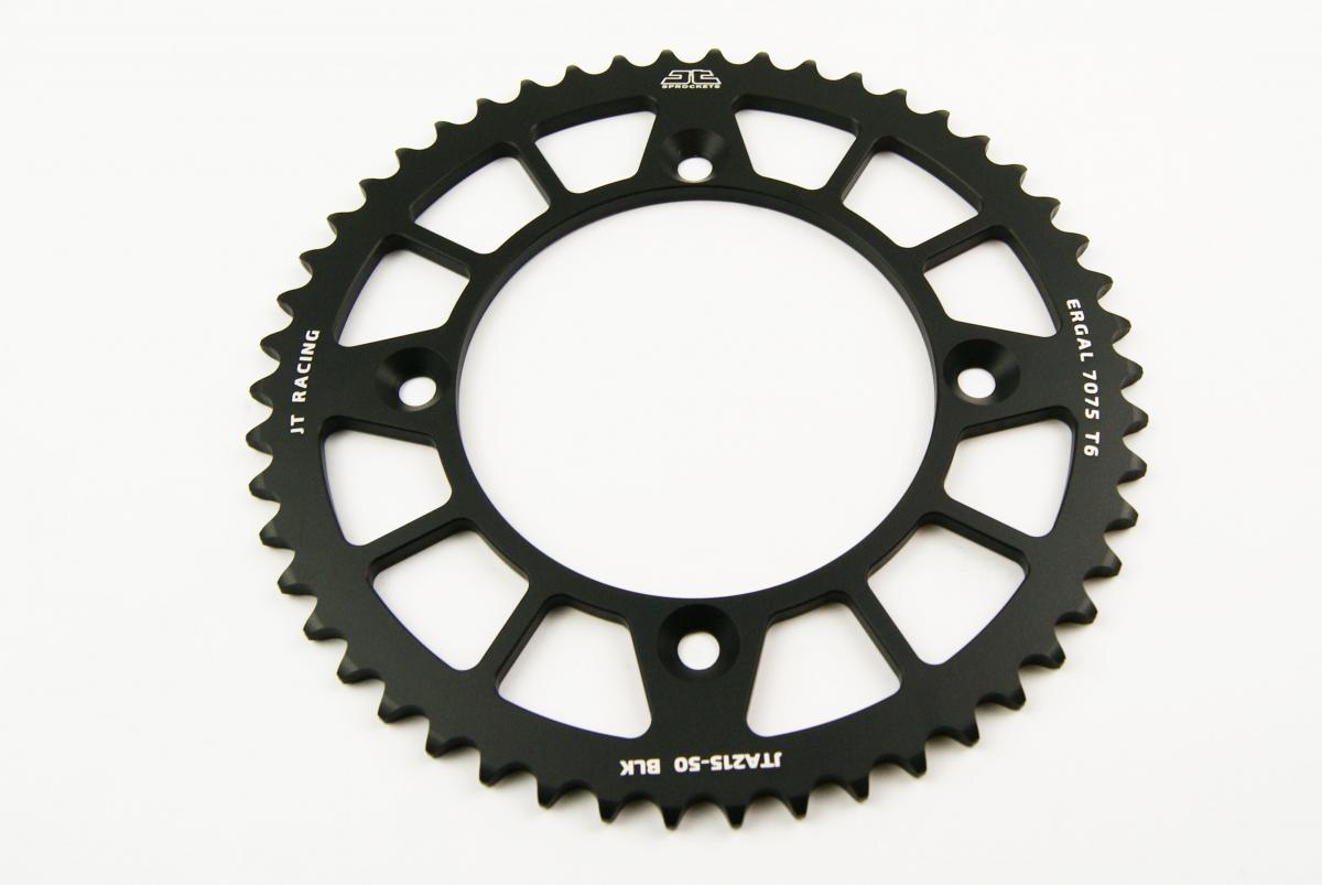 REAR SPROCKET ALLOY BLACK 215, JTA215.50BLK 7075-T6 Aluminium thumbnail 2