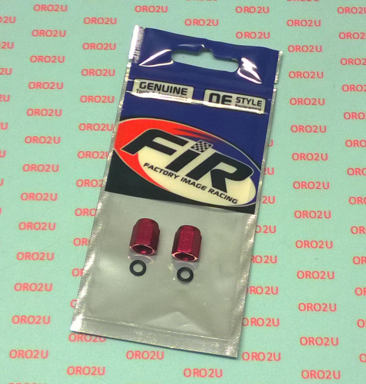 ALLOY VALVE CAP SET RED thumbnail 2