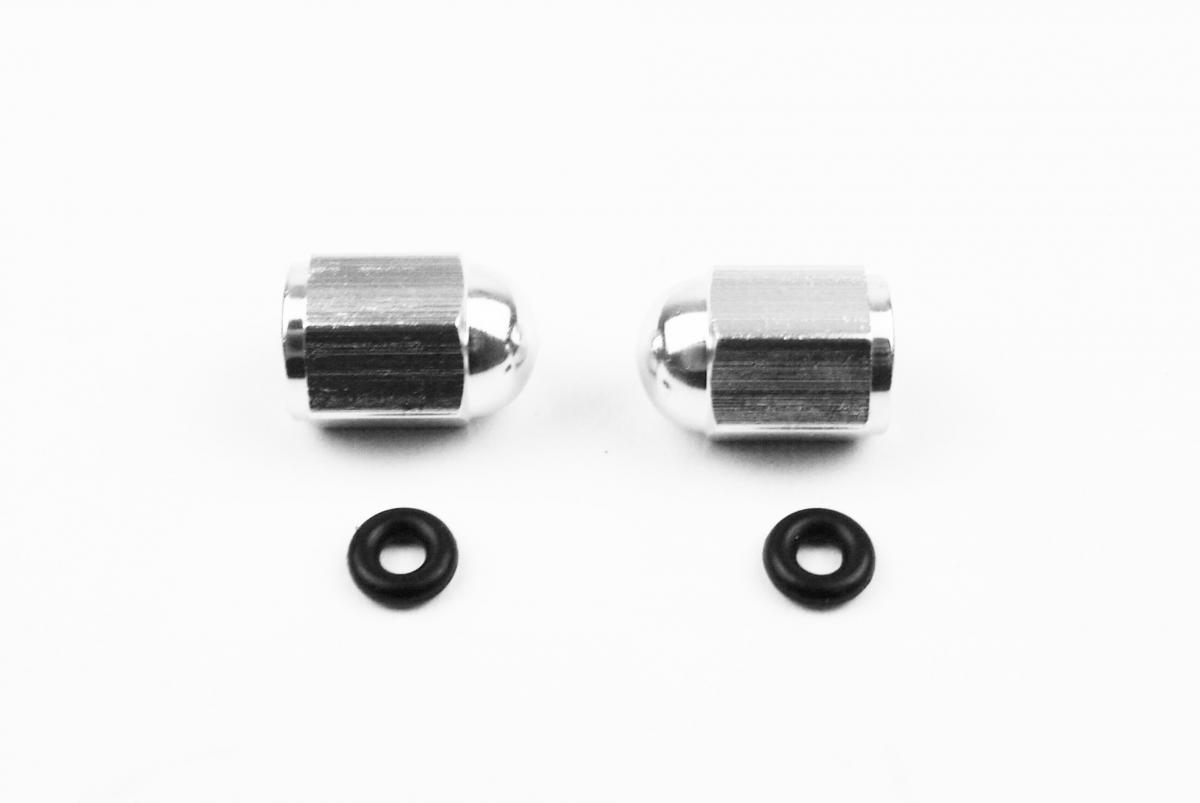 ALLOY VALVE CAP SET SILVER thumbnail 2