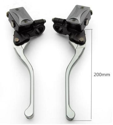 HYDRAULIC CLUTCH & BRAKE LEVERS MASTER CYLINDER SET 7/8 22mm UNIVERSAL MOTORCYCLE thumbnail 3