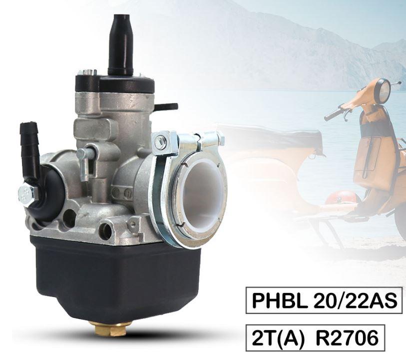 Carburetor Assembly Dellorto PHBL 20AS Racing 2T, BORE 20mm Carburetor PHBL 20AS 2T(A) R2706 thumbnail 3