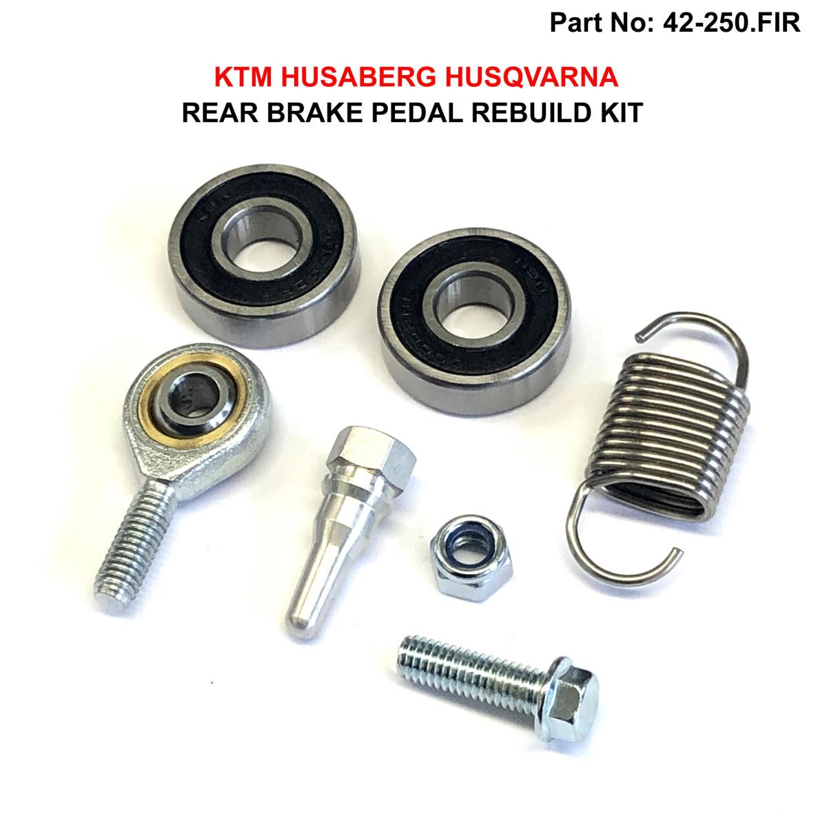 BEARING KIT REAR BRAKE PEDAL 18-2001 KTM (7 PIECE KIT) thumbnail 2